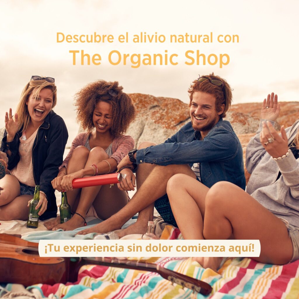 Recibe alivio natural con The Organic Shop